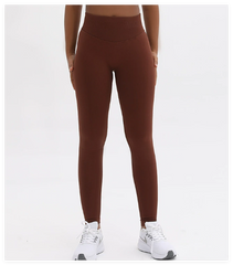 Seamless High Waist Peach Yoga Leggings
