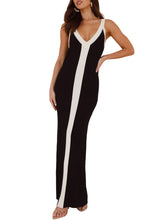 Women’s Ribbed Knit Sleeveless Maxi Dress