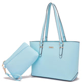 Women’s Shoulder Bag and Matching Wrist Bag Purse Set