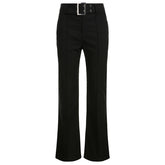 Y2K Vintage Black Flare Jeans for Women
