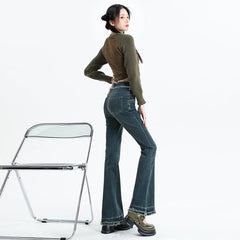 Casual Ragged Flared Pants for Women