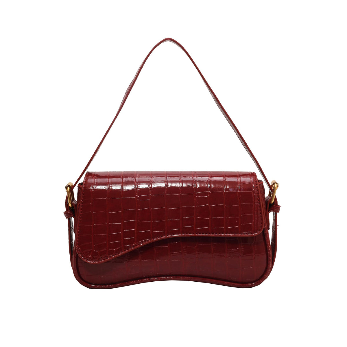 Retro Y2K Crescent Shoulder Bag for Women