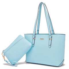 Women’s Shoulder Bag and Matching Wrist Bag Purse Set