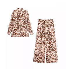 Y2K Zebra Print Jeans for Women