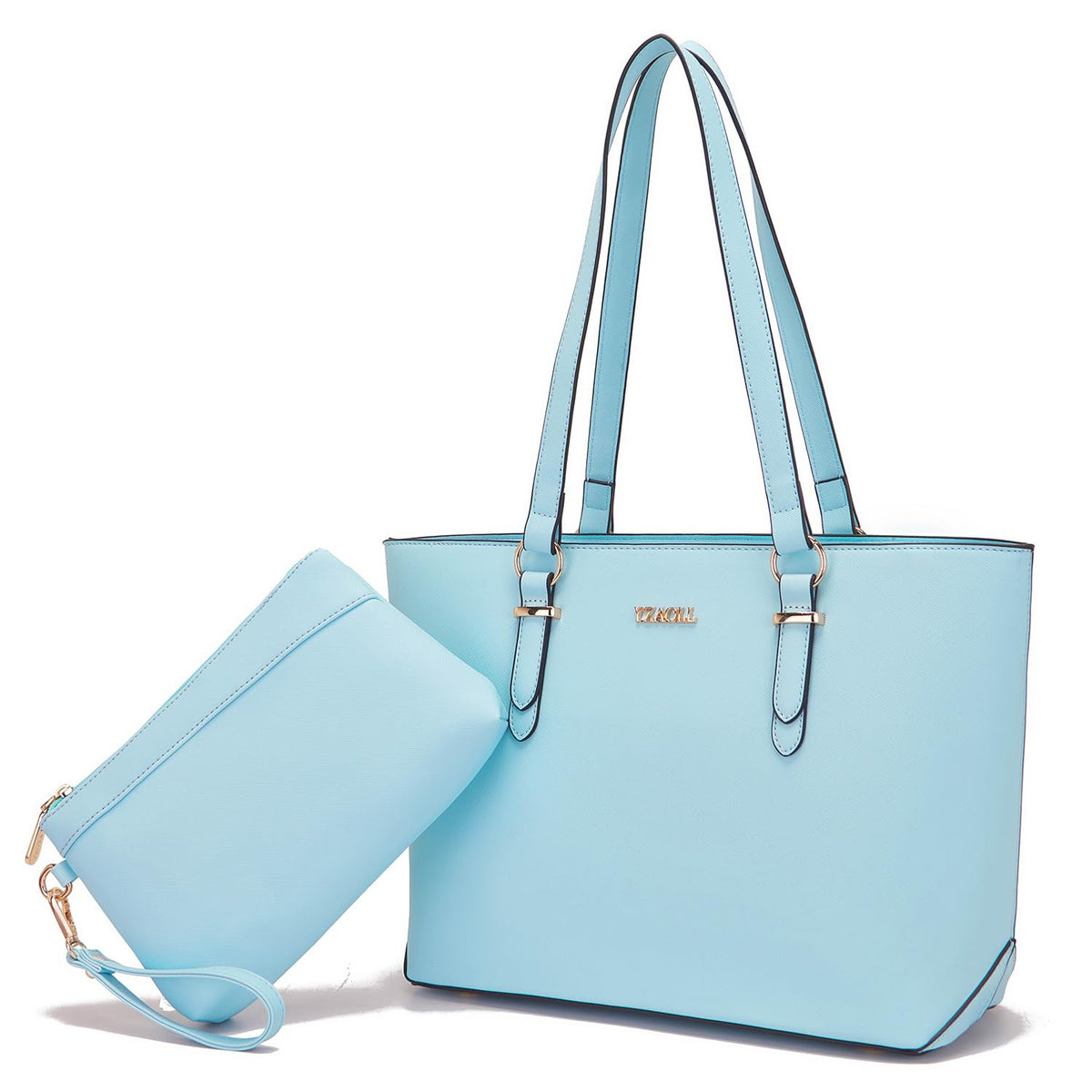 Women’s Shoulder Bag and Matching Wrist Bag Purse Set
