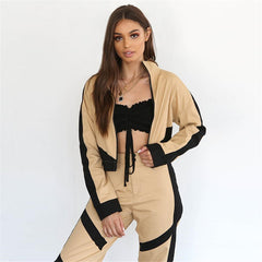 Casual Women’s Baseball Two-Piece Outfit