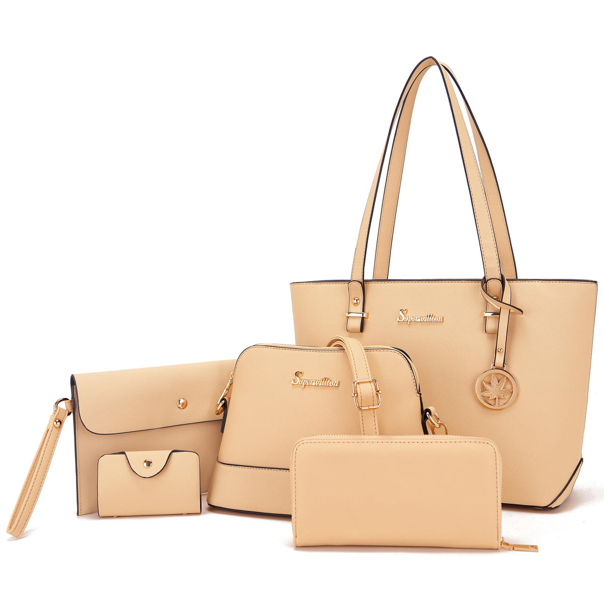 Complete 5-Piece Handbag Set for Women