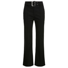 Y2K Vintage Black Flare Jeans for Women