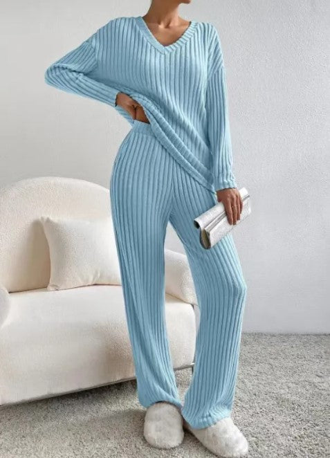 Women’s Knitted Two-Piece Outfit Set