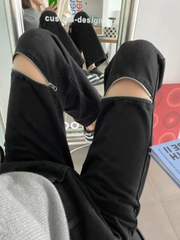 Y2K Wide Leg Jeans for Women